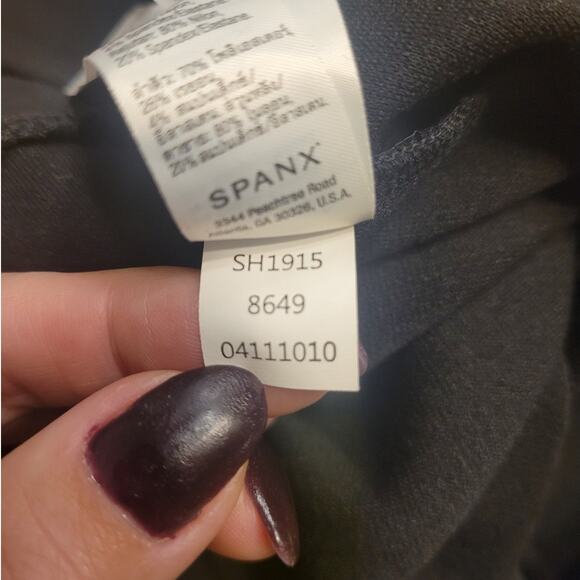 SPANX Assets “Red Label” Black Shaping Legging – Mesh Calf – M – NWOT - Picture 10 of 10